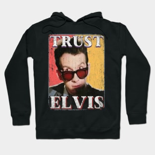 Elvis Costello Vintage 1954 // My Aim is True Original FAn Design Artwork Hoodie